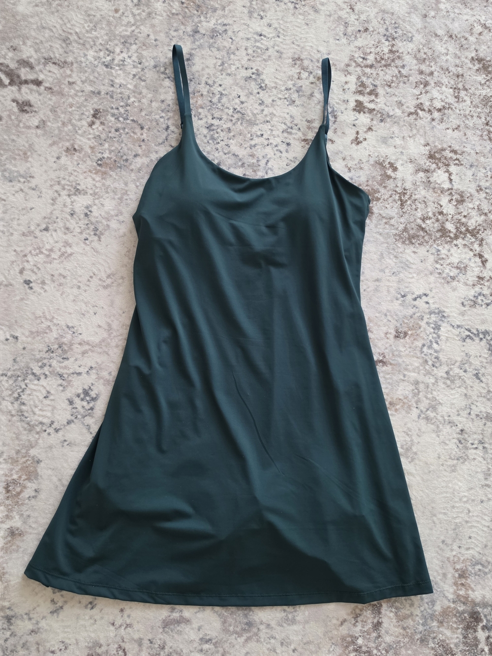 Green Tennis Dress With Shorts Under